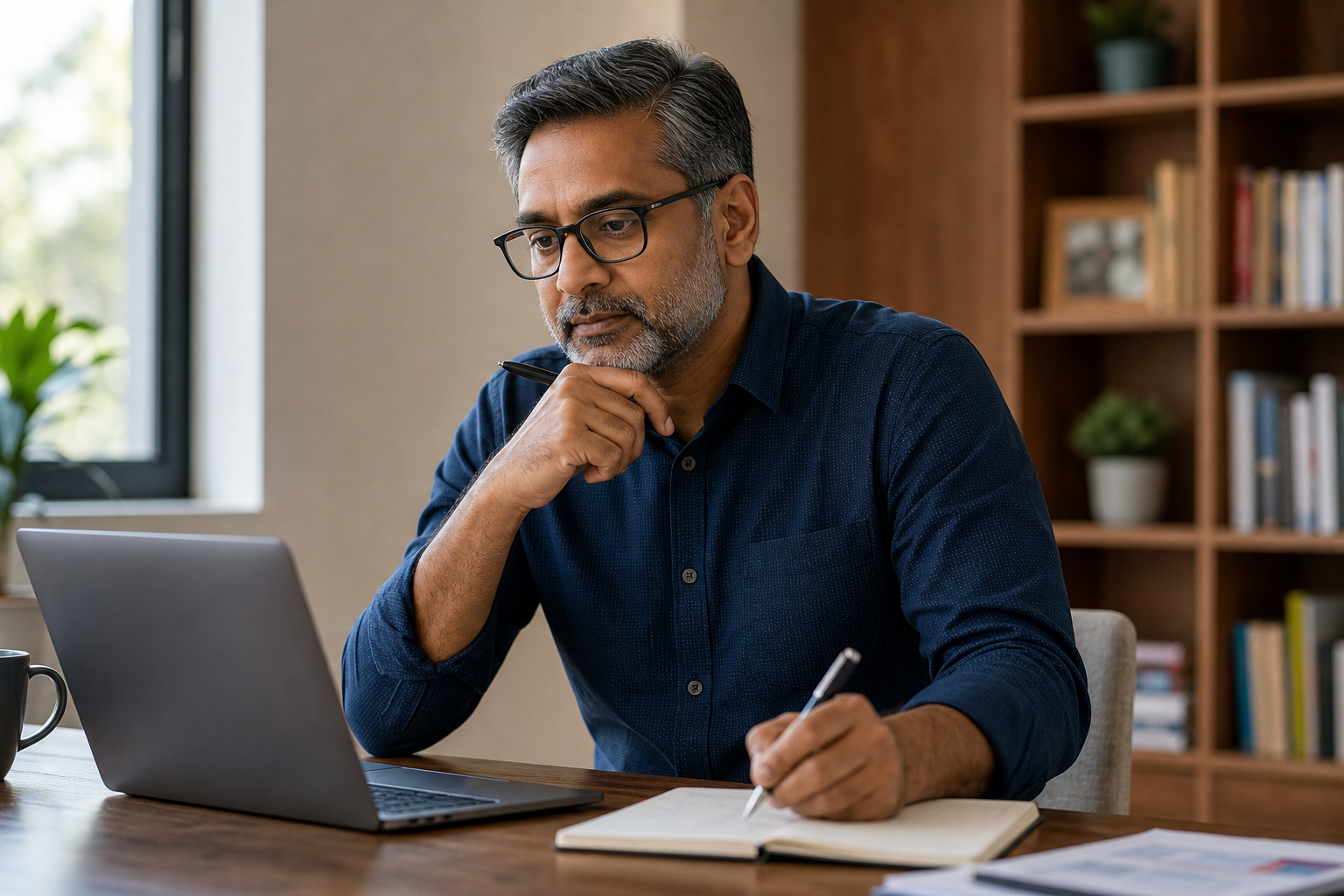 Business owner researching customer needs